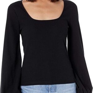The Drop Women's @lucyswhims Square-Neck Balloon-Sleeve Top